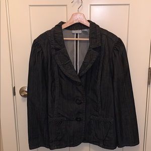 Liz & Me Black Denim Jacket